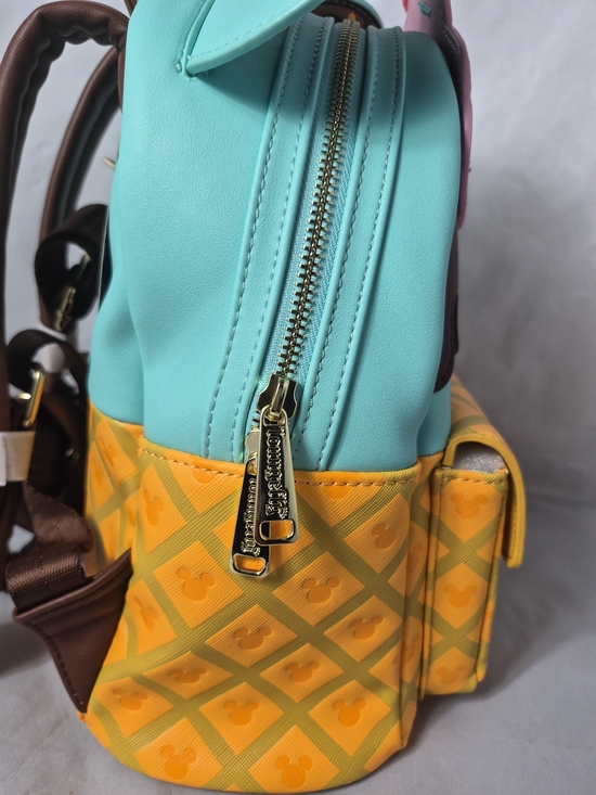 Loungefly Kids Ice Cream Sundae Mini Backpack Waffle Cone Pink, Aqua & Yellow main image 5